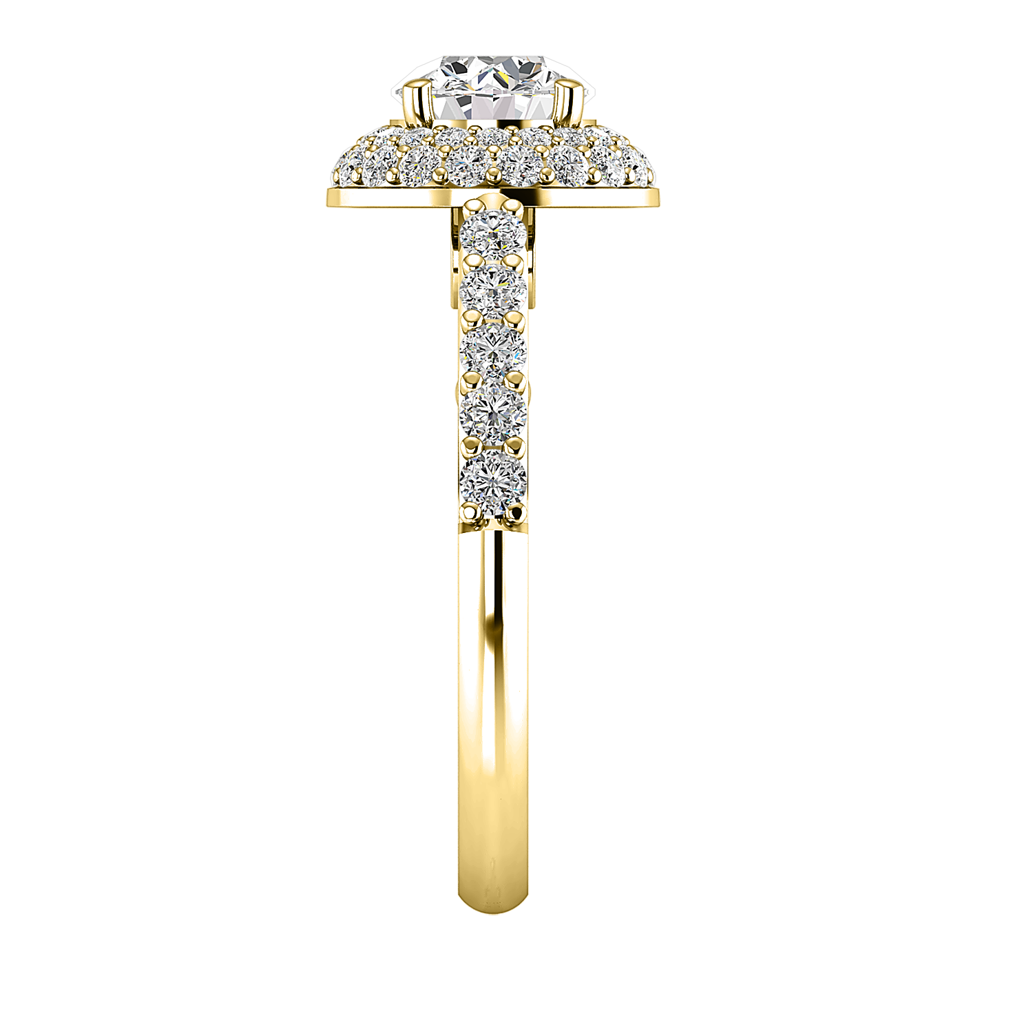 Leia Double Halo Engagement Ring